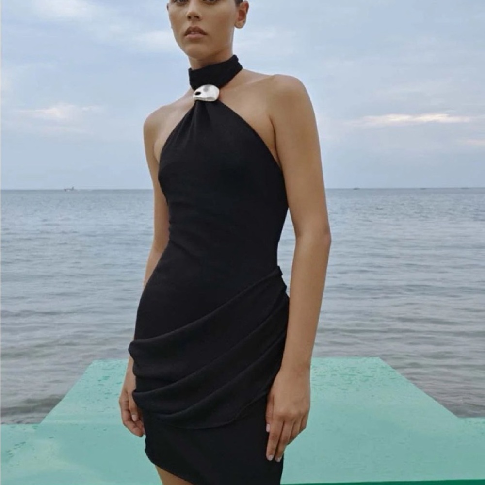 Baobab Collection Black Strapless Dress